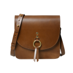 Zennaro's Classic Brown Ring Detail Crossbody Bag
