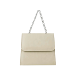 Zennaro's Chain Flap Shoulder Bag Soft Cream